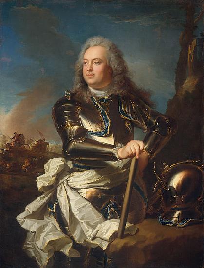 Hyacinthe Rigaud Portrait of Louis Henri de La Tour d Auvergne oil painting image